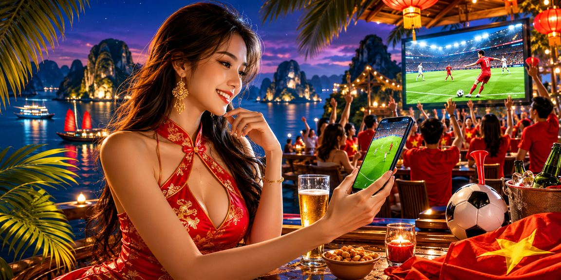 Lễ hội xem bóng đá và cá cược tại khu vực vịnh Hạ Long nhộn nhịp