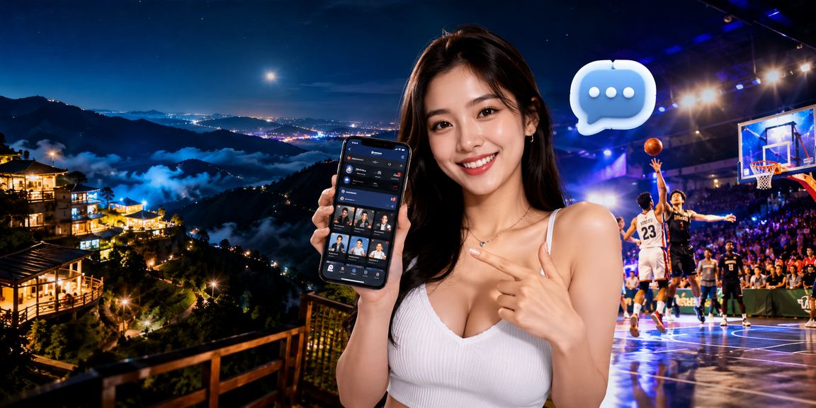 Người dùng tại Sapa theo dõi và đặt cược bóng rổ qua điện thoại di động